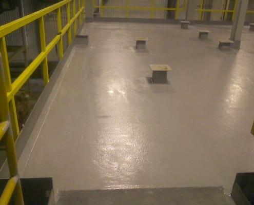 Yamasa soy plant epoxy flooring non skid installation in Oregon