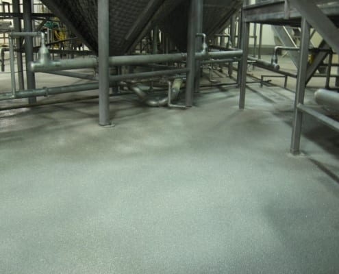 Polyester flooring installation in Idaho for Seneca