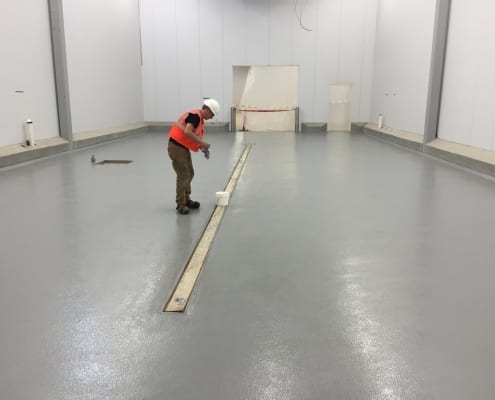 Resers Urethane flooring installation in Oregon