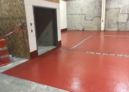 Commons Brewery floor install