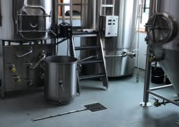 Urethane flooring installation for Brewery in Alaska