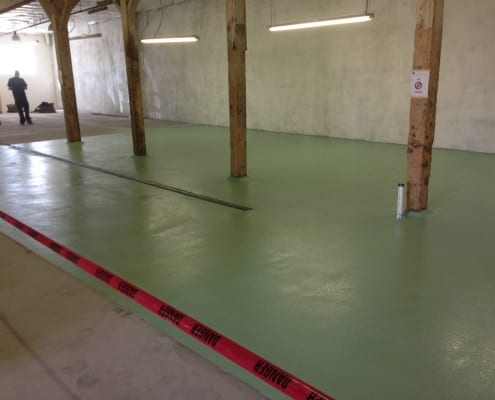 Brewery epoxy resin floor installation in Boise Idaho
