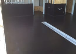 Flooring repair and epoxy flooring install at Pinthouse brew pub in Austin Texas