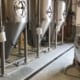 Urethane flooring with epoxy top coat installation at Turnagain Brewing in Alaska