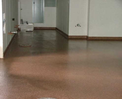Asian Thai Restaurant commercial epoxy flooring installation in Oregon