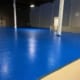 Finished epoxy urethane commercial food processing facility flooring system