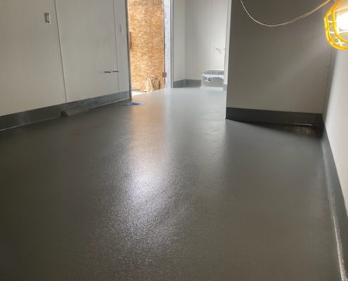 Non skid epoxy winery flooring installation in Oregon