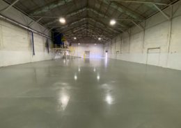 Polyester and urethane industrial commercial flooring installation in Colorado