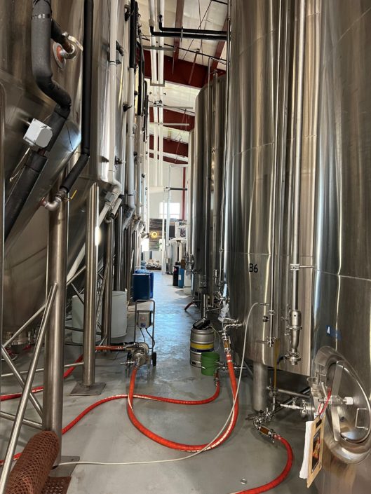 New epoxy commercial brewery flooring project at Brewery in Jackson Hole Wyoming